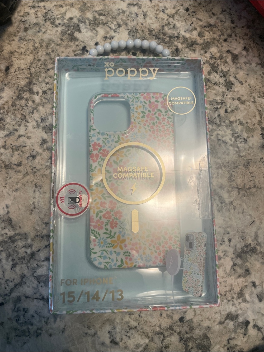 Poppy Floral MagSafe iPhone Case - Pastel Multicolor
